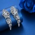 Весільні сережки Annie з кристалами свароски