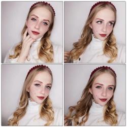 Обруч для волосся Оксамитові кульки lan-3178