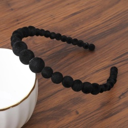 Обруч для волосся Оксамитові кульки lan-3178