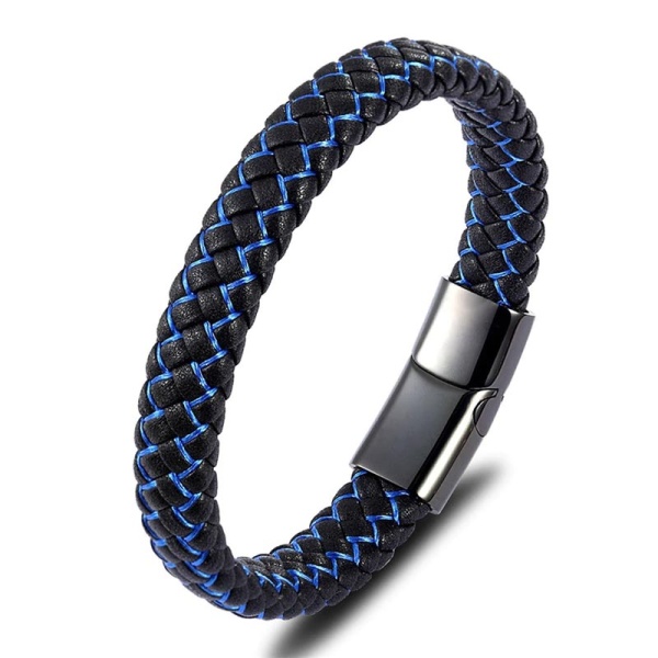 Чоловічий шкіряний браслет lan-3305