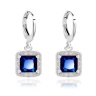 Сережки підвіски Blue crystal