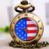 Часы кулон на цепочке USA Flag