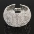 Вечерний браслет с кристаллами Широкий lan-3180