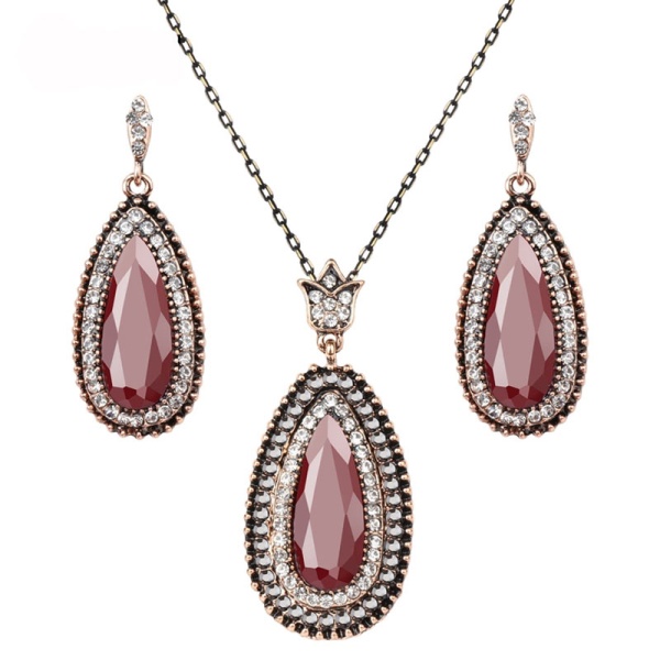 Набор украшений Великолепный век Гюлер: кулон и серьги