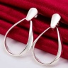 Сережки кільця Ellipse срібні