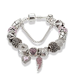 Браслет в стиле пандора с Крылышком