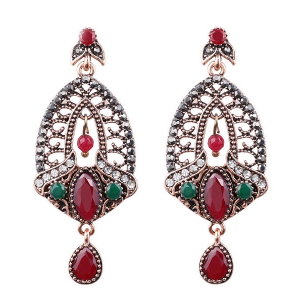 Турецкие серьги Айшель lan-2813