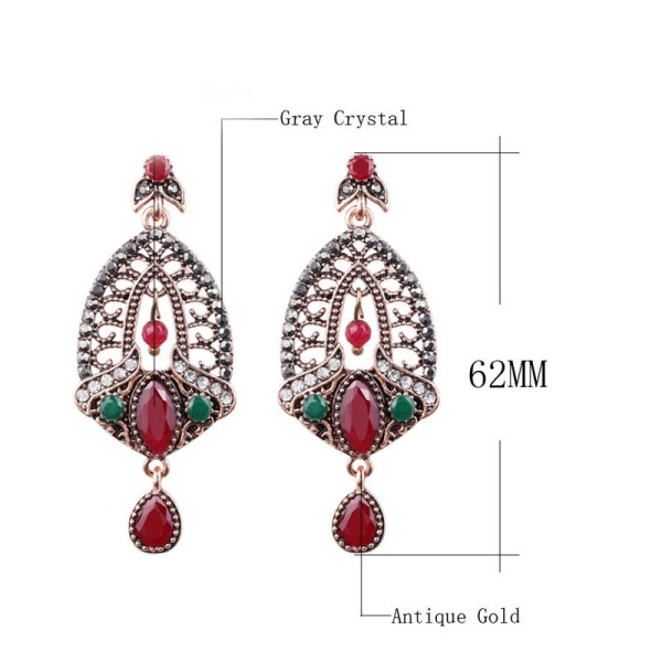 Турецкие серьги Айшель lan-2813