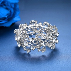 Вечірній браслет з камінням