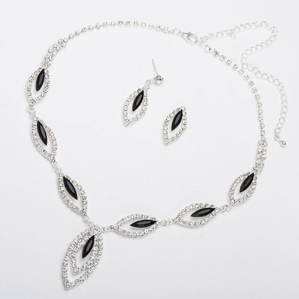 Набір прикрас: Кольє та сережки Жасмин lan-2915