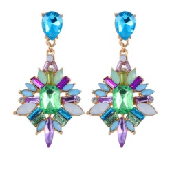 Длинные серьги с камнями Rainbow