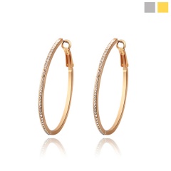 Серьги кольца Lady Crystal