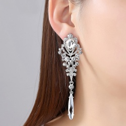 Сережки з камінням Принцеса