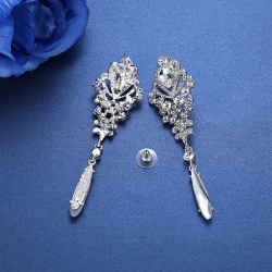 Сережки з камінням Принцеса