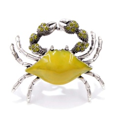 Брошь морской краб