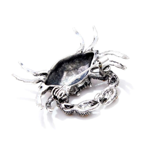 Брошь морской краб