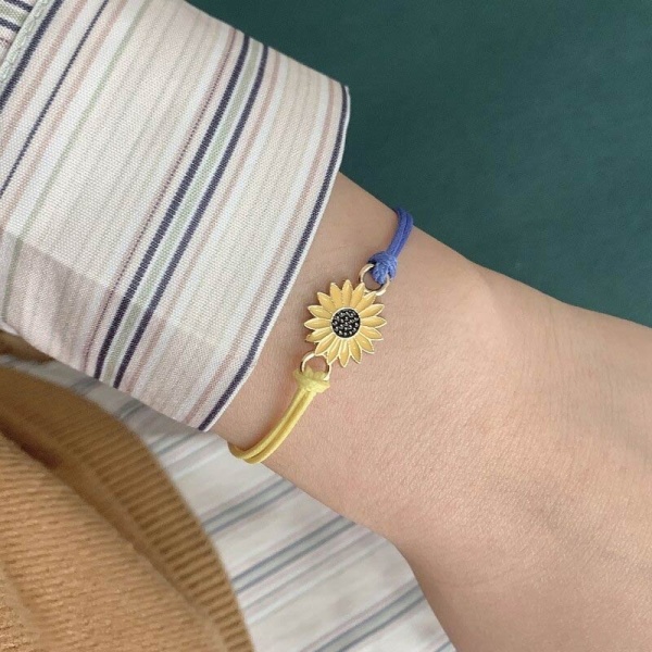Браслет зі шнура Соняшник lan-2916