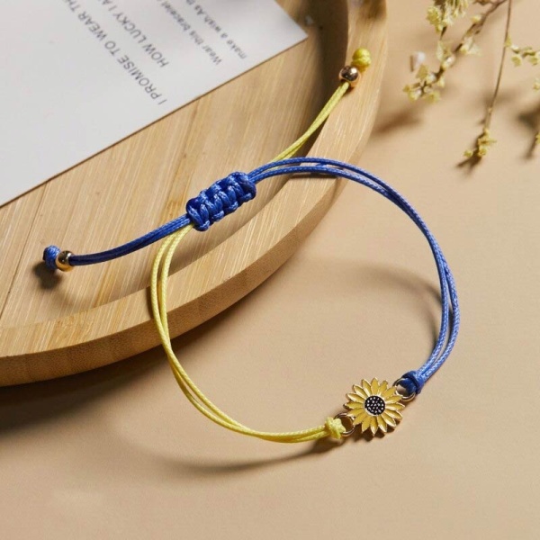 Браслет зі шнура Соняшник lan-2916