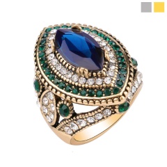 Кольцо с кристаллами Роскошь