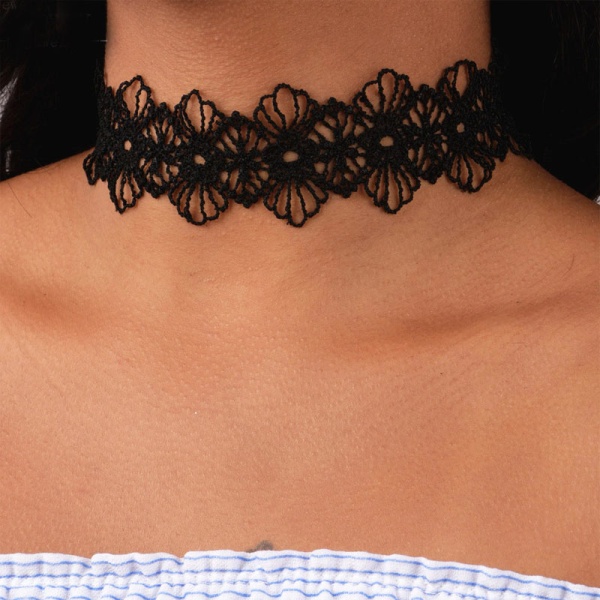 Мереживний чокер Квітка