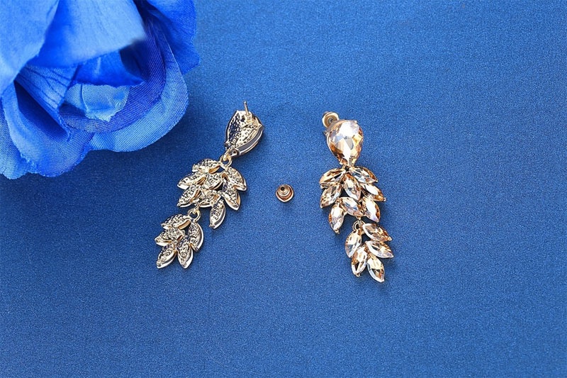 Сережки з камінням Кейтлін