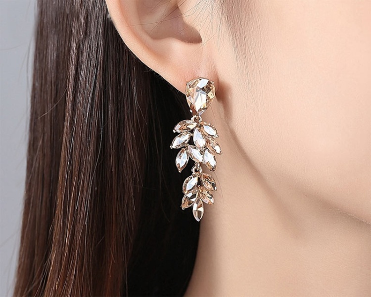 Сережки з камінням Кейтлін