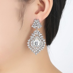 Сережки з камінням Аніка