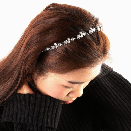 Ободок для волос Цветочная дорожка