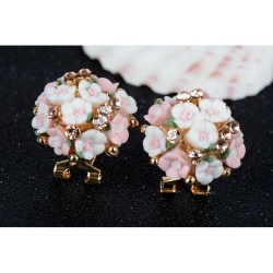 Серьги гвоздики Little flowers