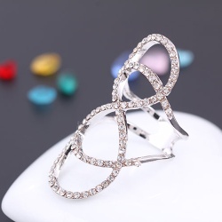 Кільце Infinity з кристалами