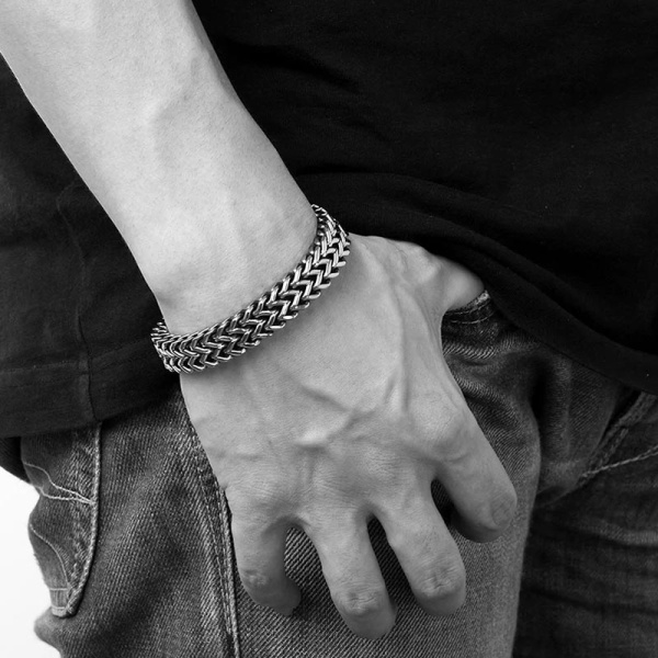 Браслет из стали плетение lan-2801