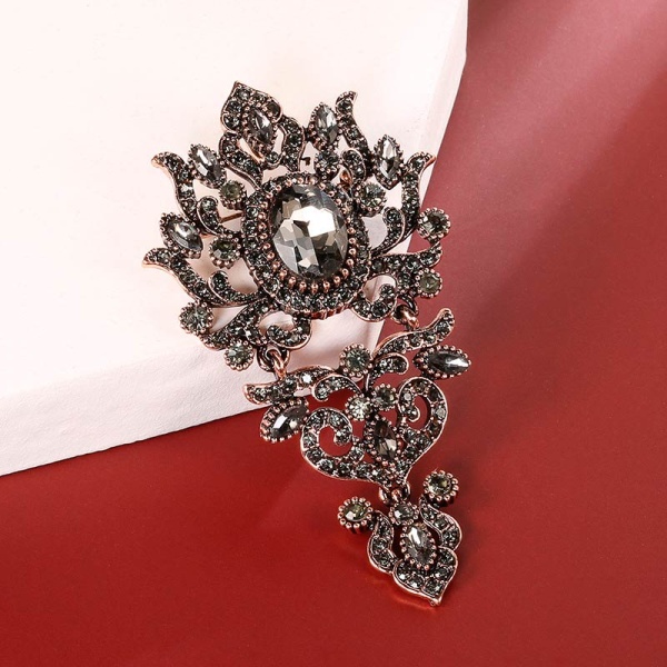 Брошка в турецькому стилі із завитками lan-2820