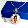 Годинник кулон на ланцюжку Дівчинка
