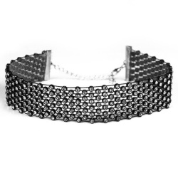 Чокер сетка с кристаллами lan-1434