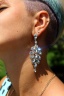 Вечерние серьги Лоза