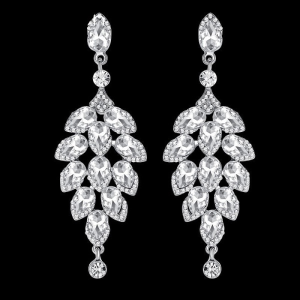 Вечерние серьги Лоза