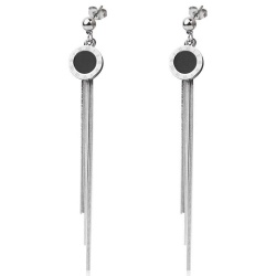 Довгі сережки з римськими цифрами lan-2722