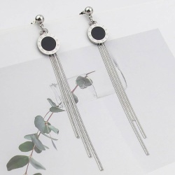 Довгі сережки з римськими цифрами lan-2722