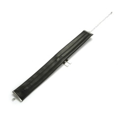 Кожаный чокер с молнией lan-3043