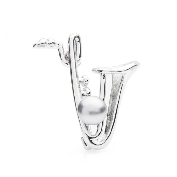 Брошка Саксофон