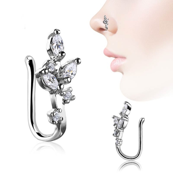 Обманка в ніс Spikes Листя NOCL19 lan-2723