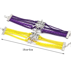 Кожаный браслет Корона