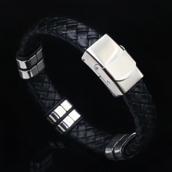 Чоловічий шкіряний браслет Kossa