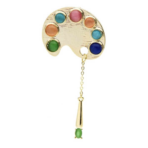 Брошка Палітра художника