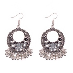 Серьги подвески бохо стиль Цветок завиток lan-2924