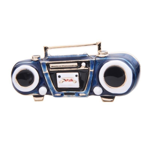 Брошка магнітофон