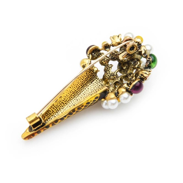 Брошь морожено Рожок