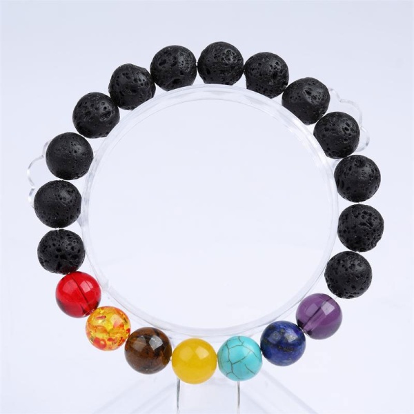 Браслет из натуральных камней цветное Ассорти