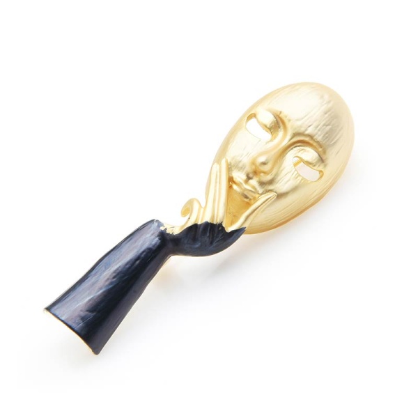 Брошь маска