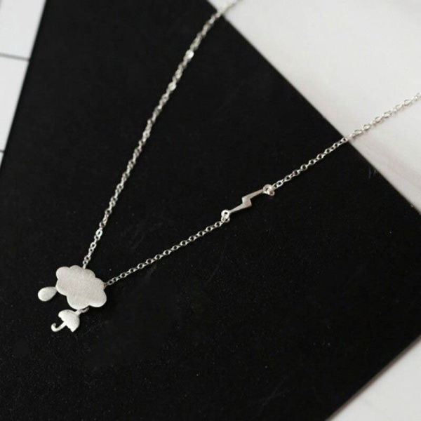 Цепочка на шею Дождевая тучка lan-2826